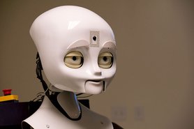 Robots put out fires at new naval lab
