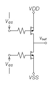 mosfet common source push pull